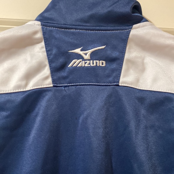 Mizuno blue and white athletic too zipped sweatshirt xs - Picture 5 of 6